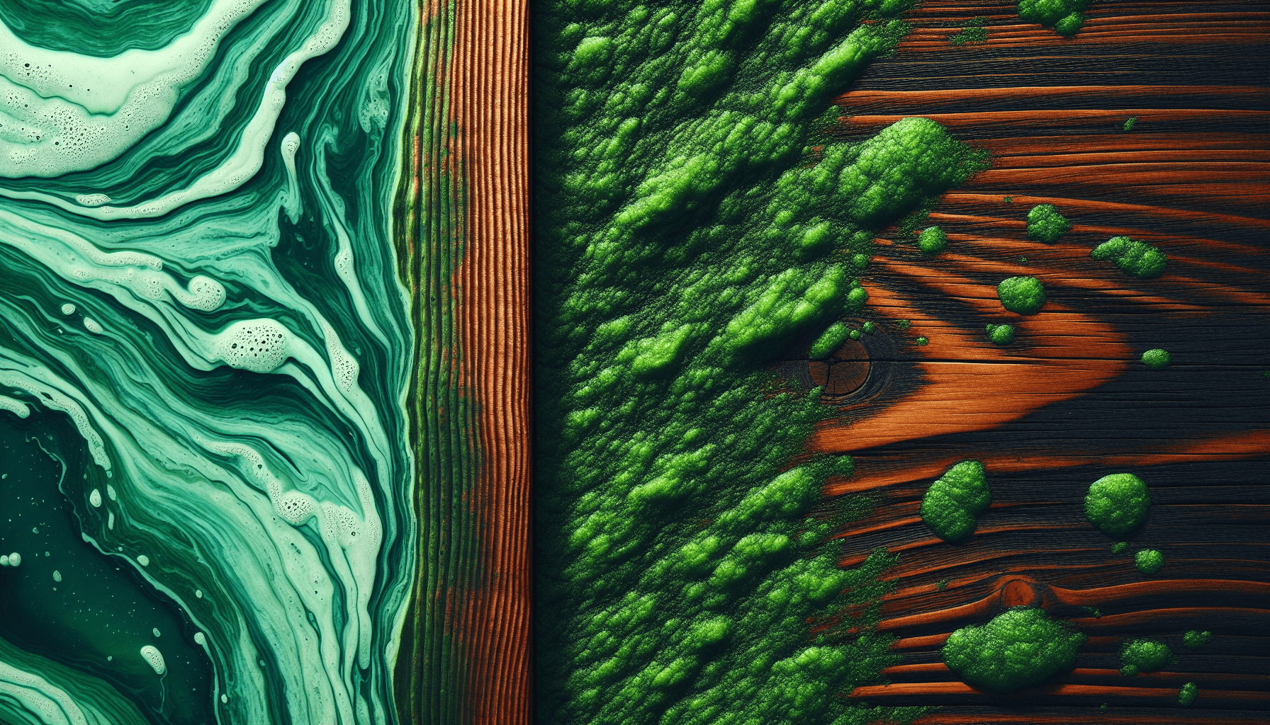 Is Green Algae On Wood Harmful?